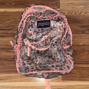 Jansport Floral Mesh Backpack